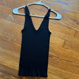 Express size S black tank top